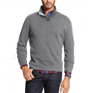TOMMY HILFIGER BLUZA MESKA - HALF ZIP
